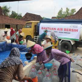 Kurangi Dampak Kekeringan, LAZ Senyum Dhuafa Salurkan 338.000 Liter Air Bersih